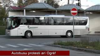 OgresTV: Autobusu protesti arī Ogrē (13.06.2012)