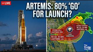 Will Weather Scrub Artemis II? Meteorologist Stephanie Abrams Reports Live