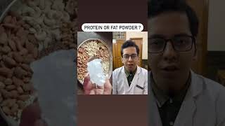 Protein or Fat powder ? | Dt.Bhawesh | #diettubeindia #dietitian #wheyprotein #shorts