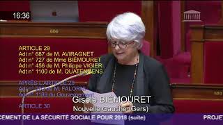 [PLFSS 2018] intervention sur l'article 29.