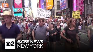 Pro-congestion pricing rally held in Manhattan