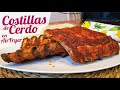 COSTILLAS DE CERDO EN FREIDORA DE AIRE | Receta COSTILLAS ADOBADAS