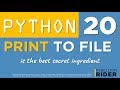 Python tutorial 20: Python Print to file by Manish Sharma
