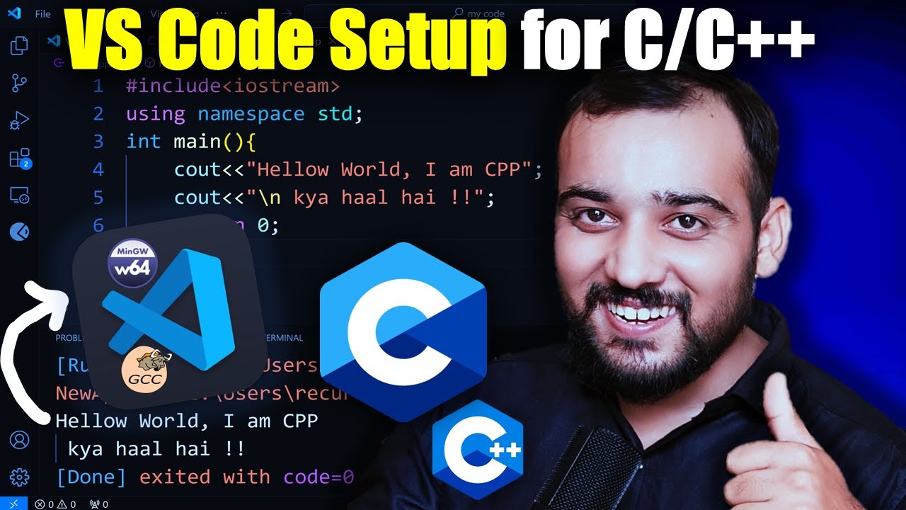 How To Run And Install C C In Visual Studio Code Vs Code Setup