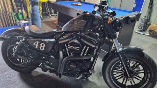 Harley davidson 48 new tank pt2