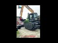 sany215c mini amphibious pontoon undercarriage floating excavator undercarriagefor 20 tons excavator