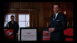 Mad Men Jaguar Sales Pitch "At Last Something Beautiful You Can Truly Own"