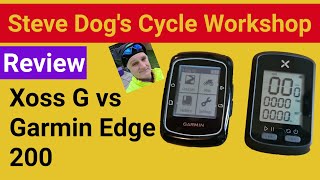 Xoss G vs Garmin Edge 200.  Cycle Computer Face Off!  Bike Computer Review.