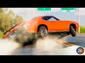 Satisfying Rollover Crashes #78 - BeamNG drive CRAZY DRIVERS