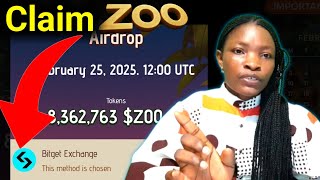 Watch me withdraw my Zoo Token to Bitget Exchange