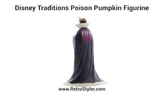 Disney Traditions Snow White Evil Queen Poison Pumpkin Figurine - Closer Look