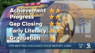 Board discusses Cincinnati Public Schools' poor report card