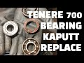 How to change bearings on your motorcycle. Tenere 700