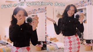 grwm for my first valentine's date