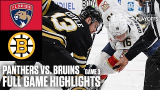 2nd Round: Florida Panthers vs. Boston Bruins Game 3 | Full Game Highlights