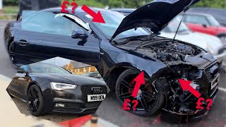 How Much Does it COST to Rebuild a SALVAGE Car? - Audi A5 Price Breakdown