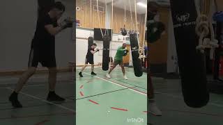 Tamim Awadh having fun at the boxing club 🥊🥊🥊