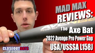 Axe Bat L158J Avenge Pro Power Gap Fastpitch 2022