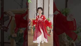 summer girl dress china style dress #hanfu #girldress #tangzhuang #chinesedress #唐装  #汉服 #中国风儿童连衣裙