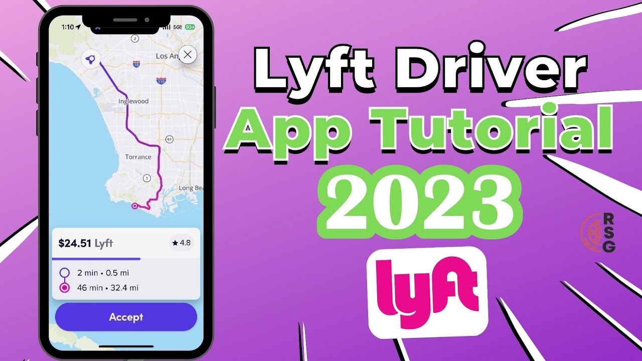 How To Use Lyft Driver App - 2023 Training & Tutorial - YouTube