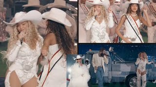 Beyonce Brings Blue Ivy Out During Debut Cowboy Carter Performance at Ravens-Texans Halftime Show