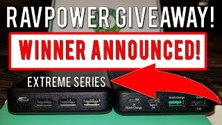 WINNER ANNOUNCED FOR RAVPOWER BATTERY GIVEAWAY!