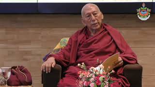 Prof. Samdhong Rinpoche gave a talk on \