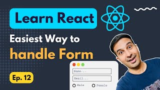 🚀 Easiest way to Handle Forms in ReactJS #reactjs