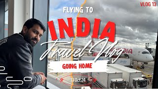 Flying to India: Airport Vlog, Travel Day & International Flight Experience | Vlog 13 | UKVlogs