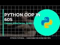 Python OOP Basics: Master Classes & Inheritance in 1 Minute (2026 Guide)