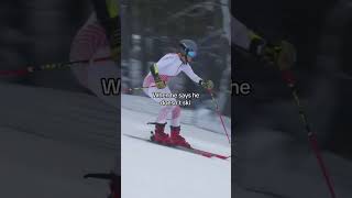 Run away as fast as you can #skiing #funnysports #skiingfun #sportscomedy #shorts