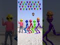 blue red green u0026 yellow dametucosita alien dancing and me correct headmatching game magical vfx