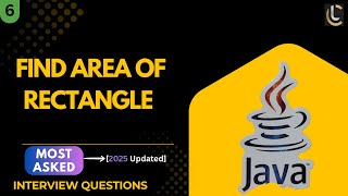 Area of Rectangle in Java | Java Program for Beginners | Rectangle Area Formula