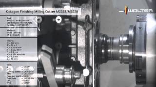 Walter M2025 and M2026 finishing face mill – for excellent surface finish quality. Face mills.