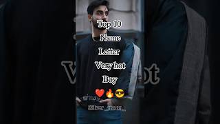 very hot boy name letter🔥#trendingshorts #youtubeshorts #love #asthetic #shorts