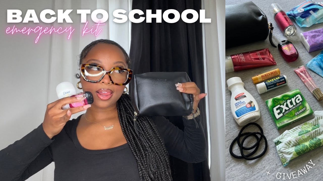 Everything You Need In Your School Emergency Kit Giveaway Youtube