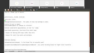 Loop Optimization Working Group July 31