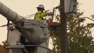 Restoring power after Milton in Volusia County