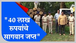 Gadchiroli | गडचिरोलीत वन तस्करांकडून सागवान जप्त, सिरोंचा वनविभागाची कारवाई - TV9