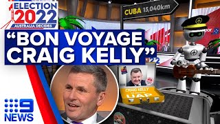 Chris Uhlmann gives Craig Kelly the ukulele treatment | 2022 Federal Election | 9 News Australia