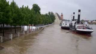 Hochwasser in Regensburg: Thundorfer Straße seit 04.06.2013 gesperrt