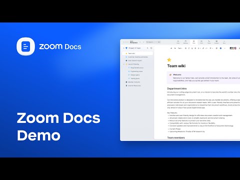 Demostración de documentos de Zoom