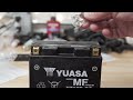 how to set up an agm motorcycle battery u0026 install it