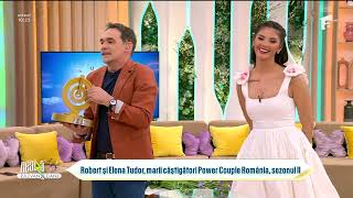 Robert și Elena Tudor au câștigat Power Couple! Cum au fost primiți la Super Neatza