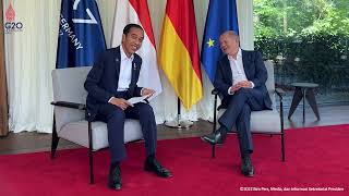 Pertemuan Bilateral dengan Kanselir Jerman, Elmau, 27 Juni 2022