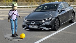 NEW 2023 EQE CRASH SAFETY Features & Assistance Systems! Electric E-Class Intelligent Drive