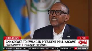 President Kagame spoke to CNN's Larry Madowo, refuting claims of Rwandan troops in the eastern DRC