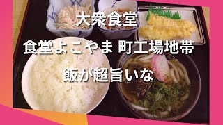 大衆食堂  食堂 よこやま 町工場地帯 飯が超旨いな