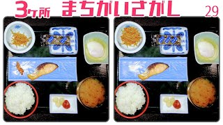 【3ヶ所まちがい探し】左右の写真から3ヶ所の違いを探し出す脳トレ5問vol.29 難しい問題で暇つぶし＆脳トレ