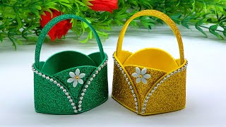 Beautiful Mini Bag Making at Home - How to Make Paper Bag - Home Decoration Craft - DIY Home Decor